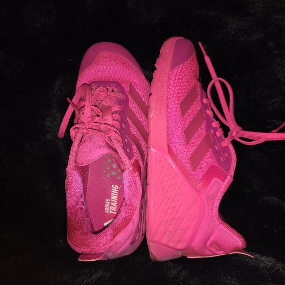 Adidas Women's Vibrant Pink Athletic Shoes